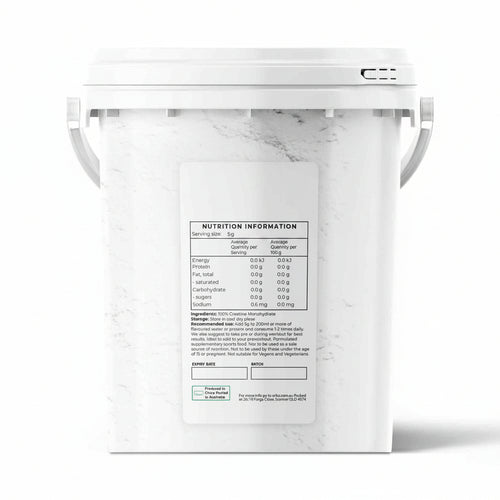 800g Creatine Monohydrate Powder - Micronised Pure Protein Supplement Bucket